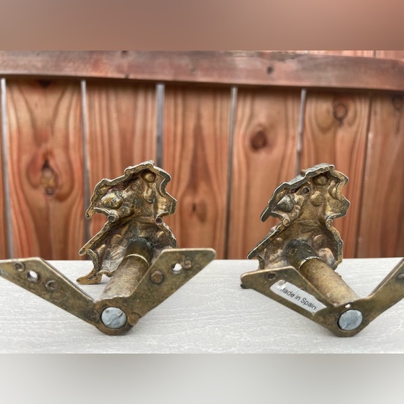 Vintage metal sword katana wall hangers by Marto Toledo of Spain set of 2 - Picture 10 of 16